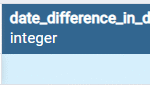 Difference between two dates in days – PostgreSQL 1