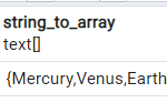 String to array in PostgreSQL – string_to_array() 1